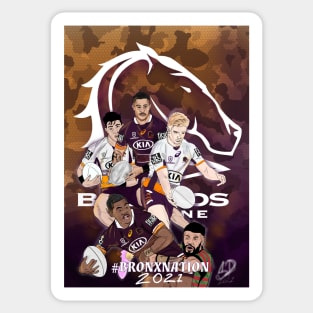 2021 Brisbane Broncos Sticker